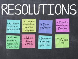 Résolutions pour la nouvelle année